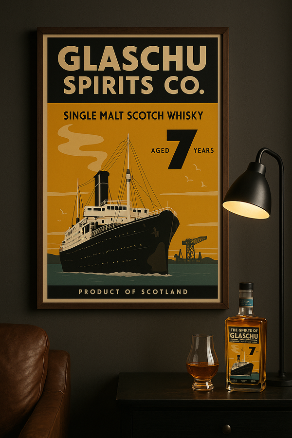 Blair Athol 7 Year Old Rum Finish Poster